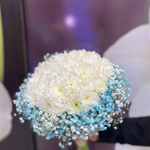 The Bride'S Flower - White & Aqua